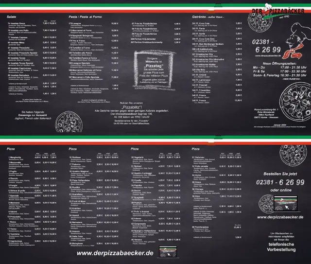 BookNoFees: Ravintola – Der Pizzabäcker Pizzeria – Hamm – Pizzaleipuri Pizzeria, kuva 2