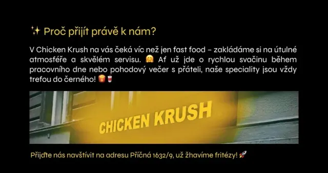 BookNoFees: Ravintola – Chicken Krush – Prague – Chicken Krush, kuva 2