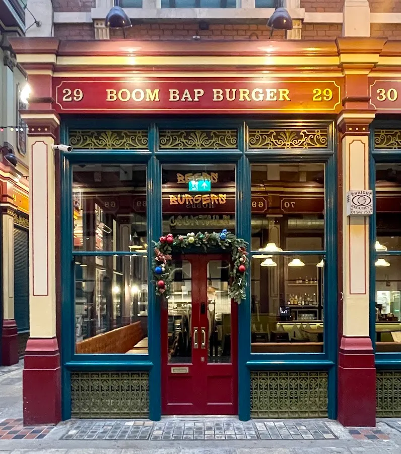 BookNoFees: Välipalabaari – Boom Bap Burger – London – Boom Bap Burger, kuva 1