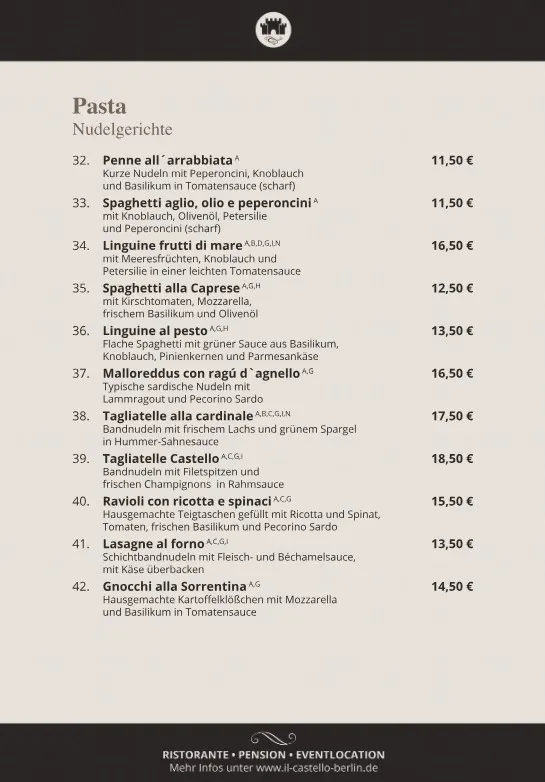 BookNoFees: Ravintola – Ristorante Il Castello – Berlin – Ristorante Il Castello, kuva 2
