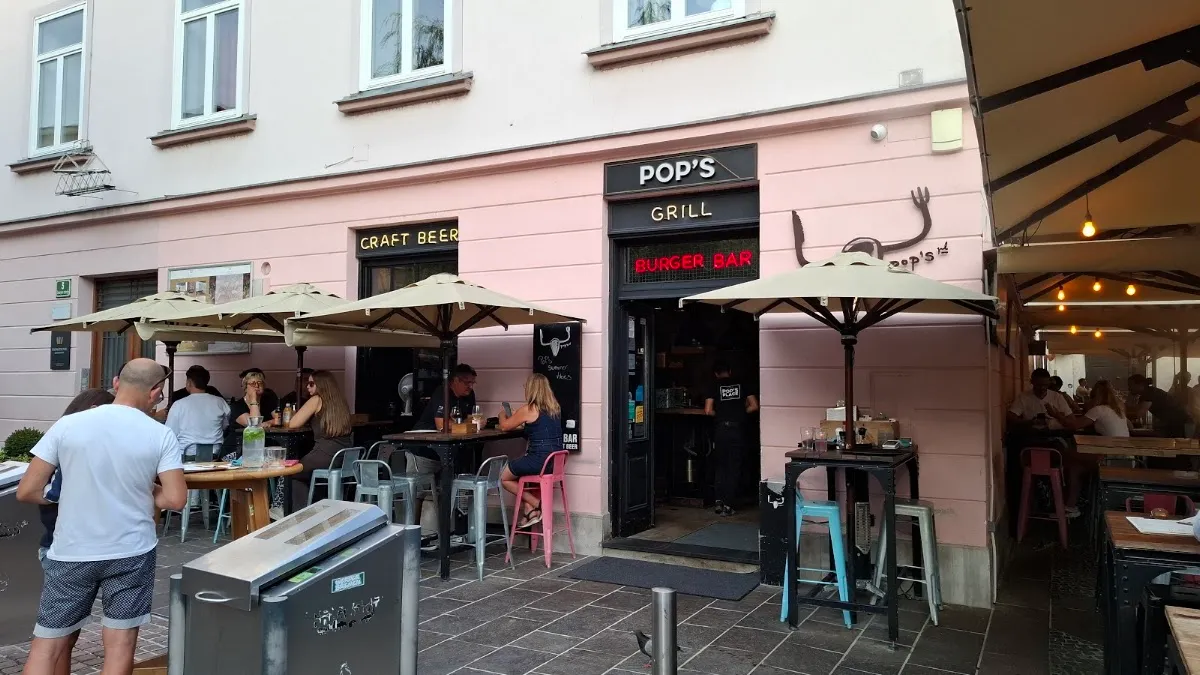 BookNoFees: Ravintola – Pop's place – Ljubljana – Popin paikka, kuva 1
