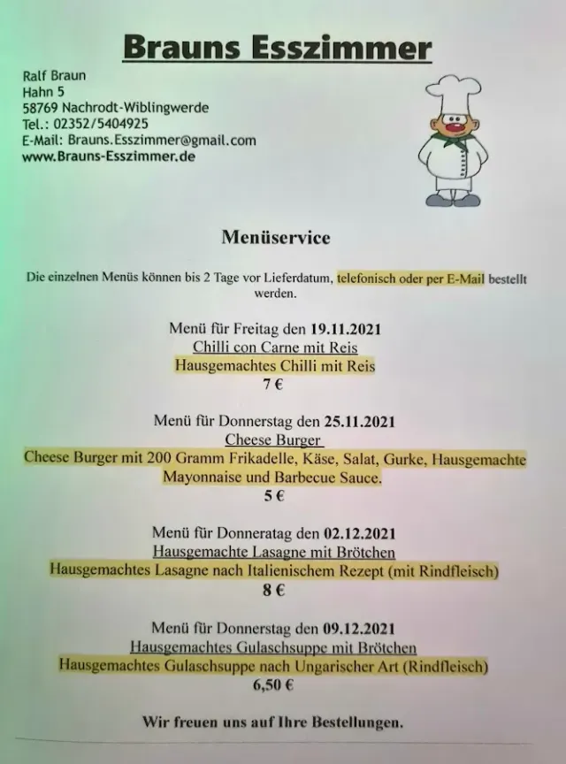 BookNoFees: Ravintola – Brauns Esszimmer – Nachrodt-Wiblingwerde – Brauns Esszimmer, kuva 2