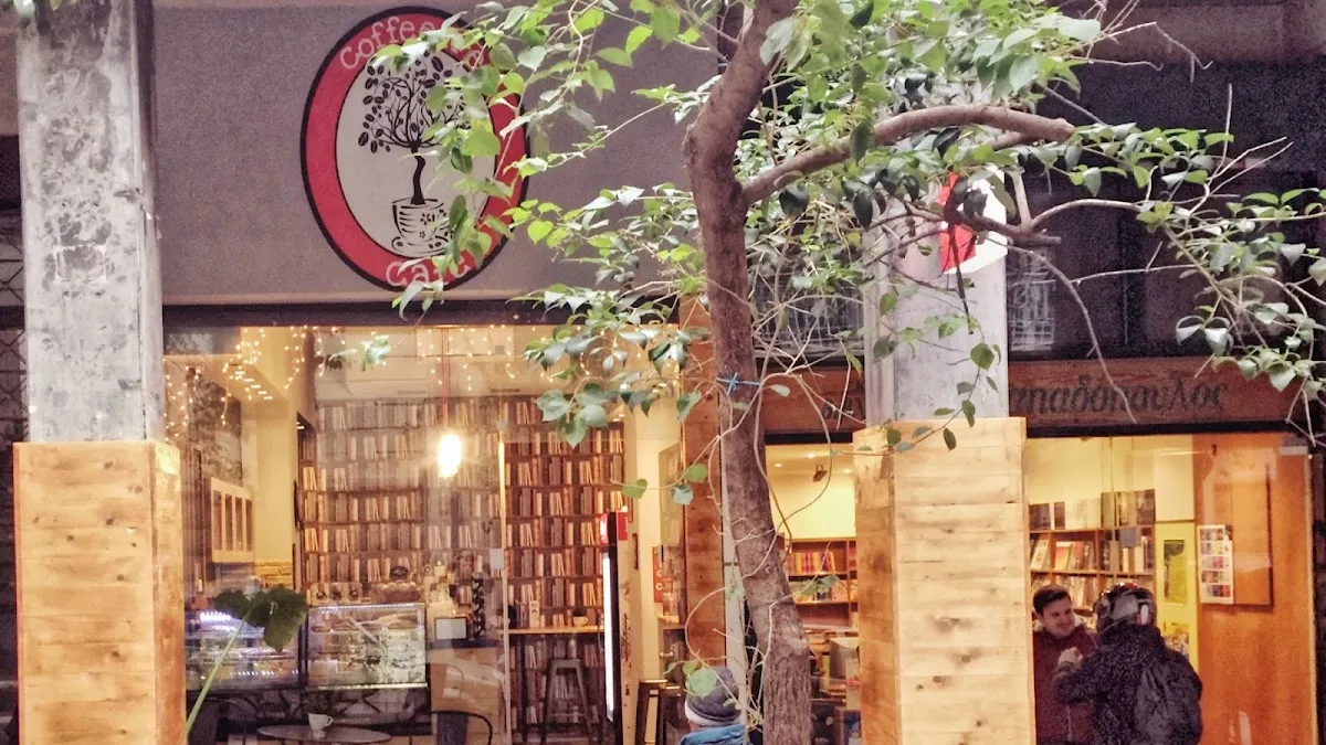 BookNoFees: Kafé – Coffee tree cafe – Athens – Kaffeträdets kafé, bild 1