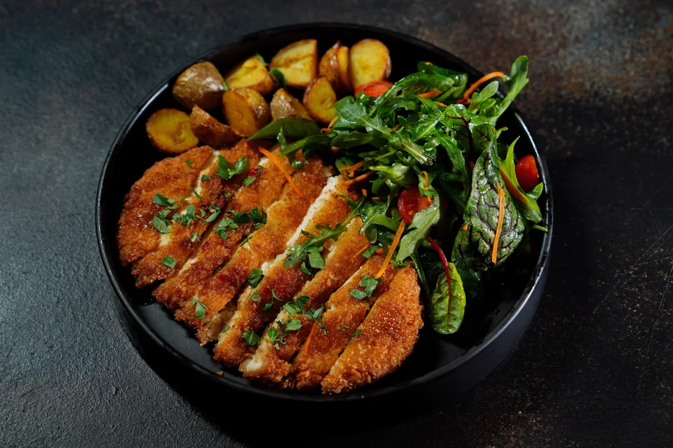 BookNoFees: Exempelbild: Panerad schnitzel